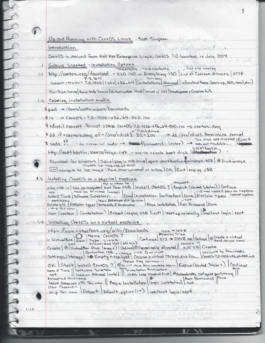 Up and Running with CentOS Linux, page 1